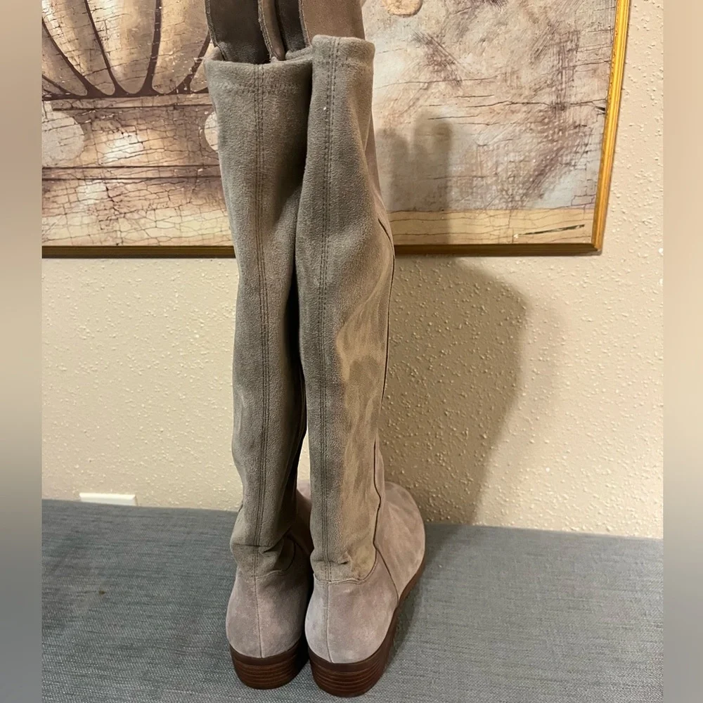 NWOT Sz 11 Sole Society Calypso Knee-High Boots can fit Wide Calf Mushroom